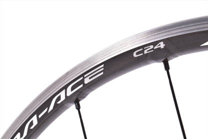 USED Shimano Dura-Ace 9000 C24 Carbon Road Wheelset WH-9000 HG11 Rim Brake Clincher
