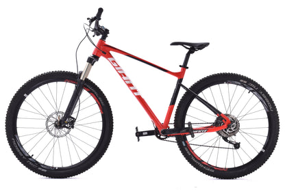 USED Giant Fathom Aluminum Hardtail Mountain Bike Large Red Black 29"