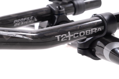 NEW TAKE OFF Profile Design Viper Wing TT Carbon 44cm Base Bar w/ T2+Cobra Aero Bars 31.8