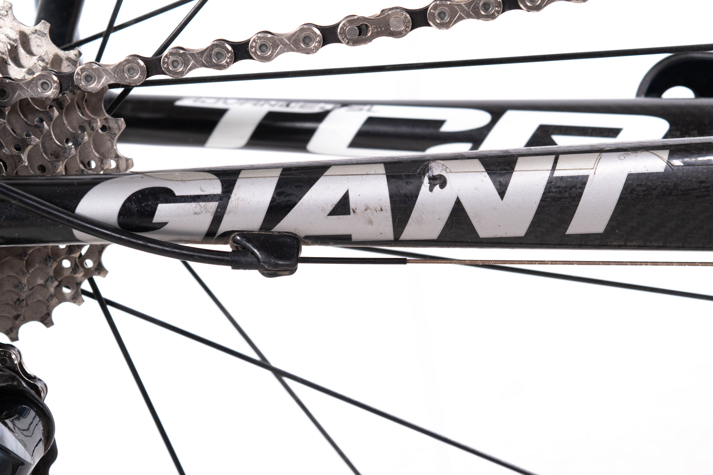 USED 2011 Giant TCR Advanced SL 2 M/L Carbon Road Bike Shimano Dura-Ace 2x11 with ISP, Pioneer Power Meter