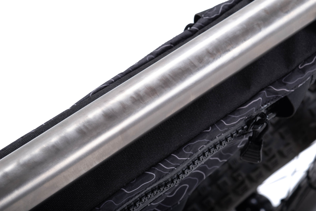 USED Solace Cycles OM-2P Med Titanium Pinion 18 Gearbox Gates Belt Drive Mountain Touring Bike