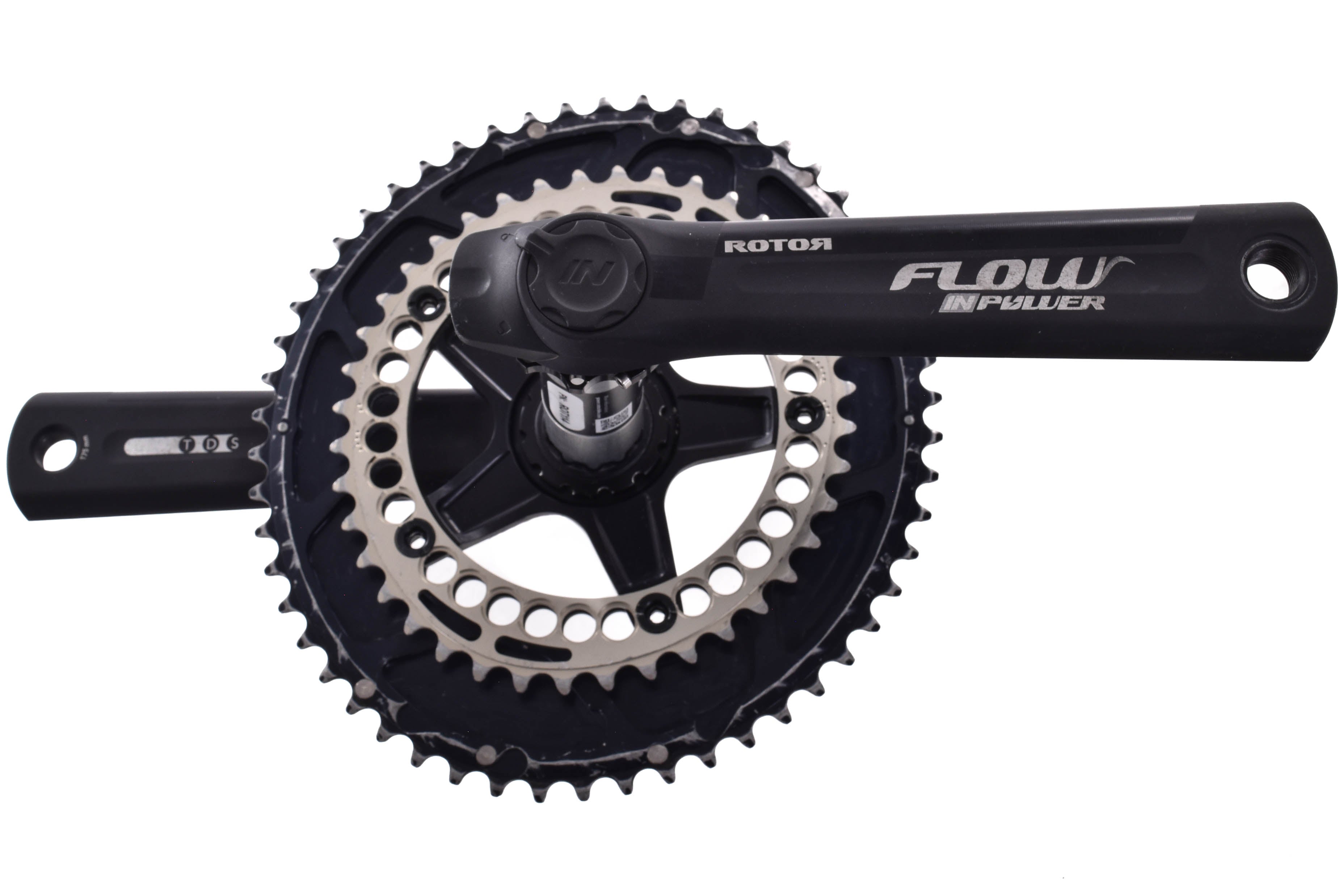 USED Rotor Flow INPower Aero Crankset 175mm 54/40T 130mm BCD
