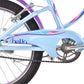 USED Liv Bella Kid's 20" Cruiser Bike w/ Fenders Light Blue/Purple/White