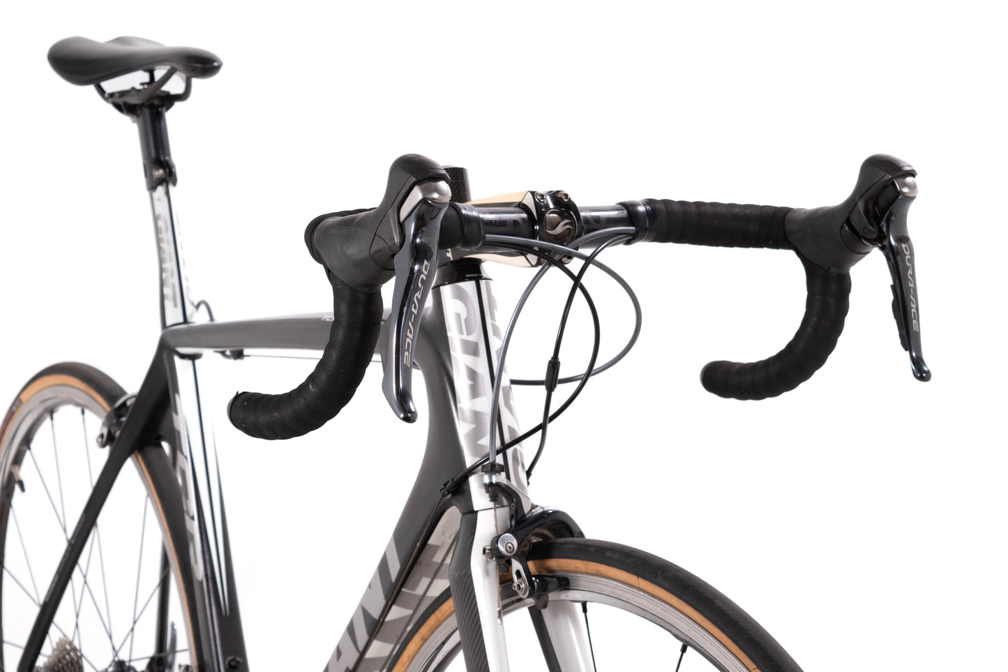 USED 2011 Giant TCR Advanced SL 2 M/L Carbon Road Bike Shimano Dura-Ace 2x11 with ISP, Pioneer Power Meter