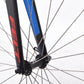USED 2017 Felt FR60 Road Bike 56cm Shimano Claris 2x8 speed Aluminum Frame Carbon Fork Blue/Red