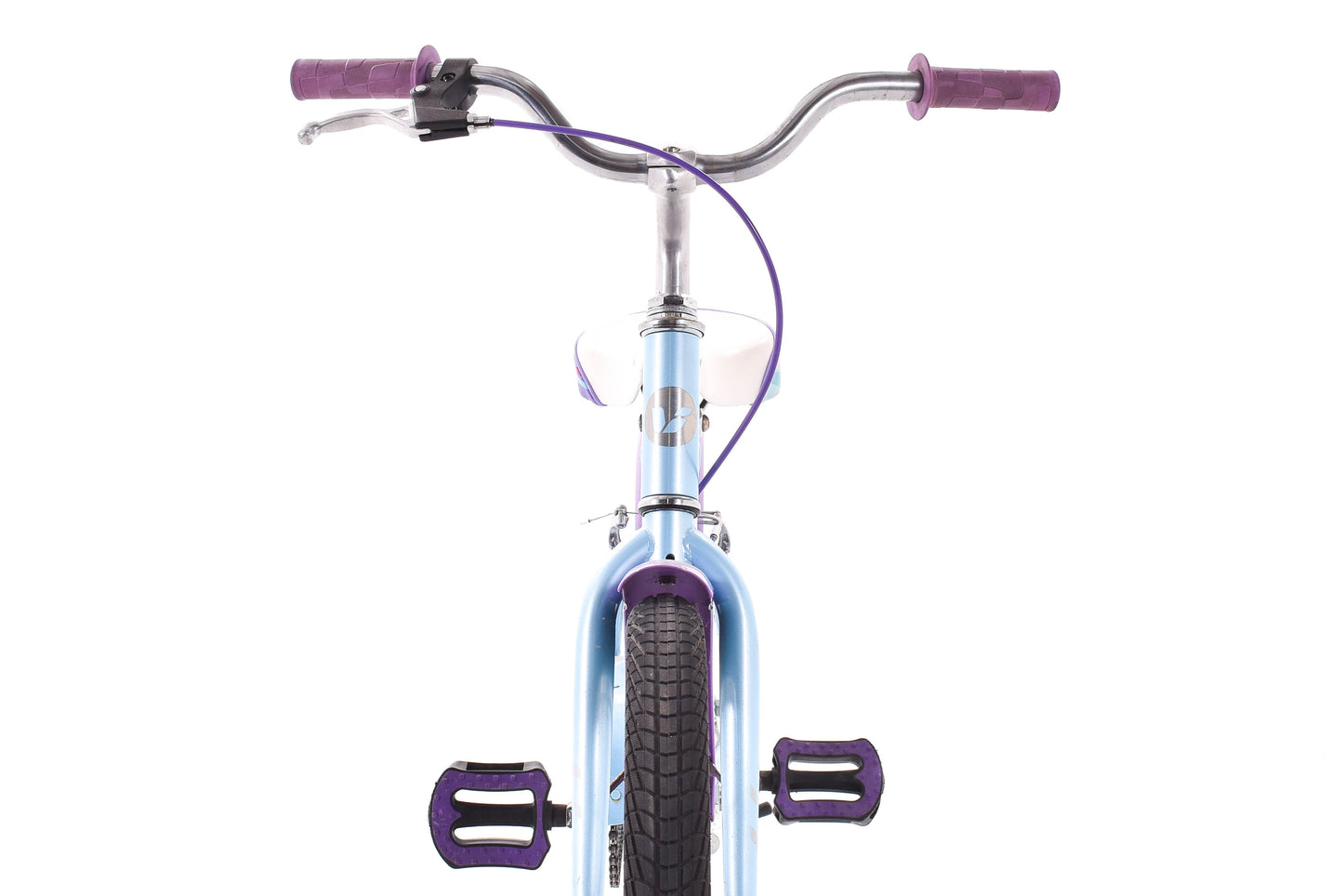 USED Liv Bella Kid's 20" Cruiser Bike w/ Fenders Light Blue/Purple/White