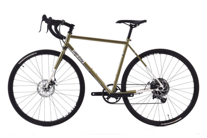 USED All-City Super Professional 49cm Apex 1x11 speed Drop Bar Steel Urban Cross Bike Flash Basil Green