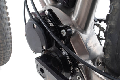 USED Solace Cycles OM-2P Med Titanium Pinion 18 Gearbox Gates Belt Drive Mountain Touring Bike