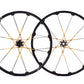 USED Crank Brothers Cobalt 2 / Iodine 3 26" Disc Tubeless Wheelset Black Gold Twin Pair
