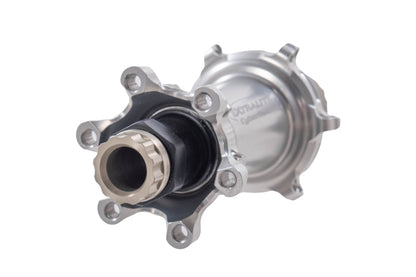 NEW ExtraLite Cyber SPD-3 Front & Rear 6-bolt Disc Hub Set 12mm TA SRAM XDR 24H Silver