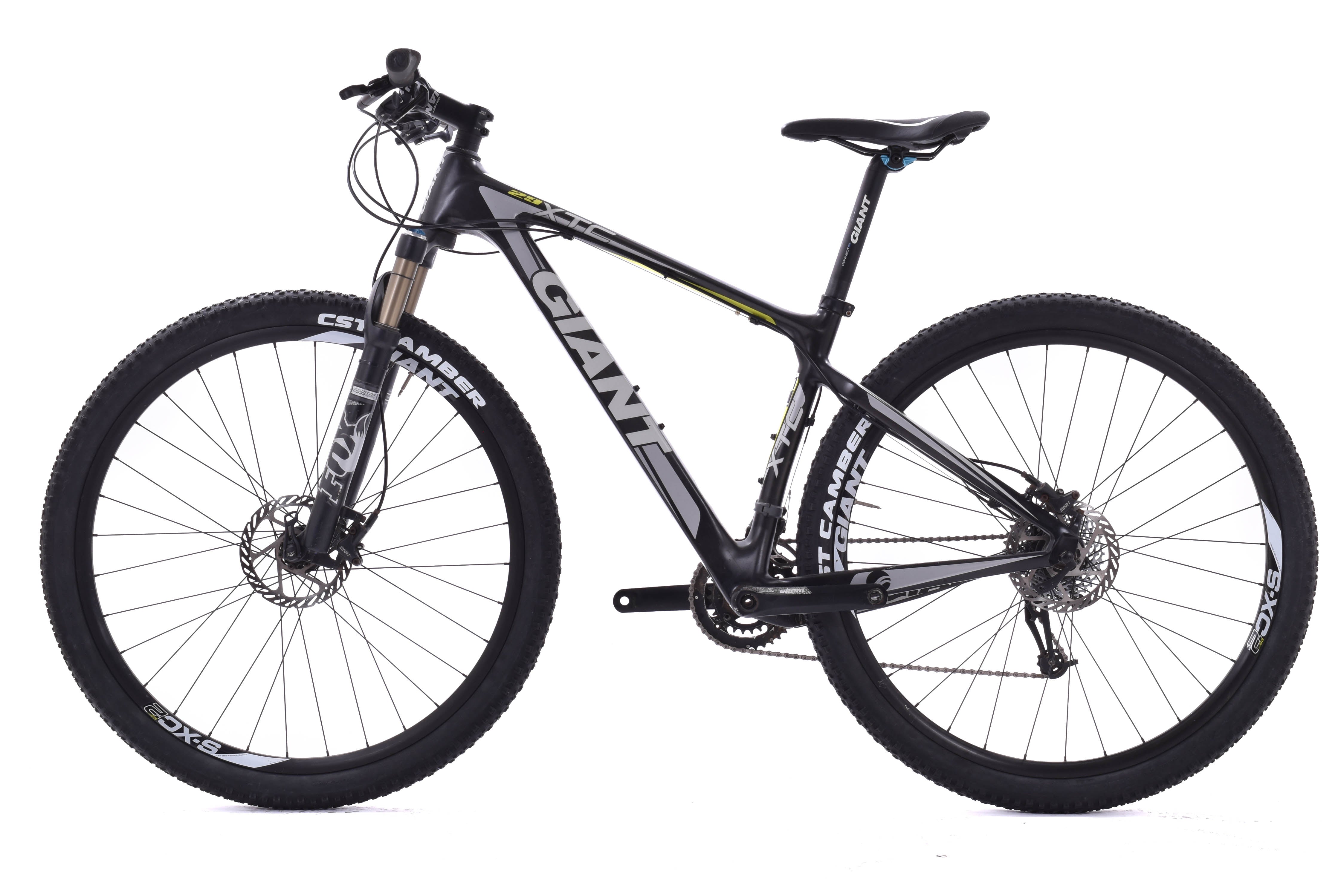 USED Giant XTC 2 Carbon Hardtail Mountain Bike Medium 29