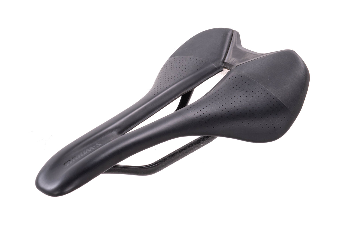 USED Specialized S-Works Romin EVO Carbon Road Bike Saddle 143mm Cut Out