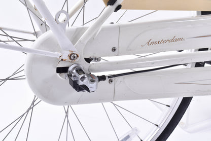 USED Electra Amsterdam Classic Cruiser 3 Speed White w/ Fenders