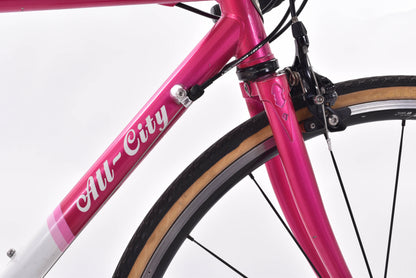 USED All-City Mr. Pink 49cm Steel Road Bike SRAM Rival 2x11 Rim Brake