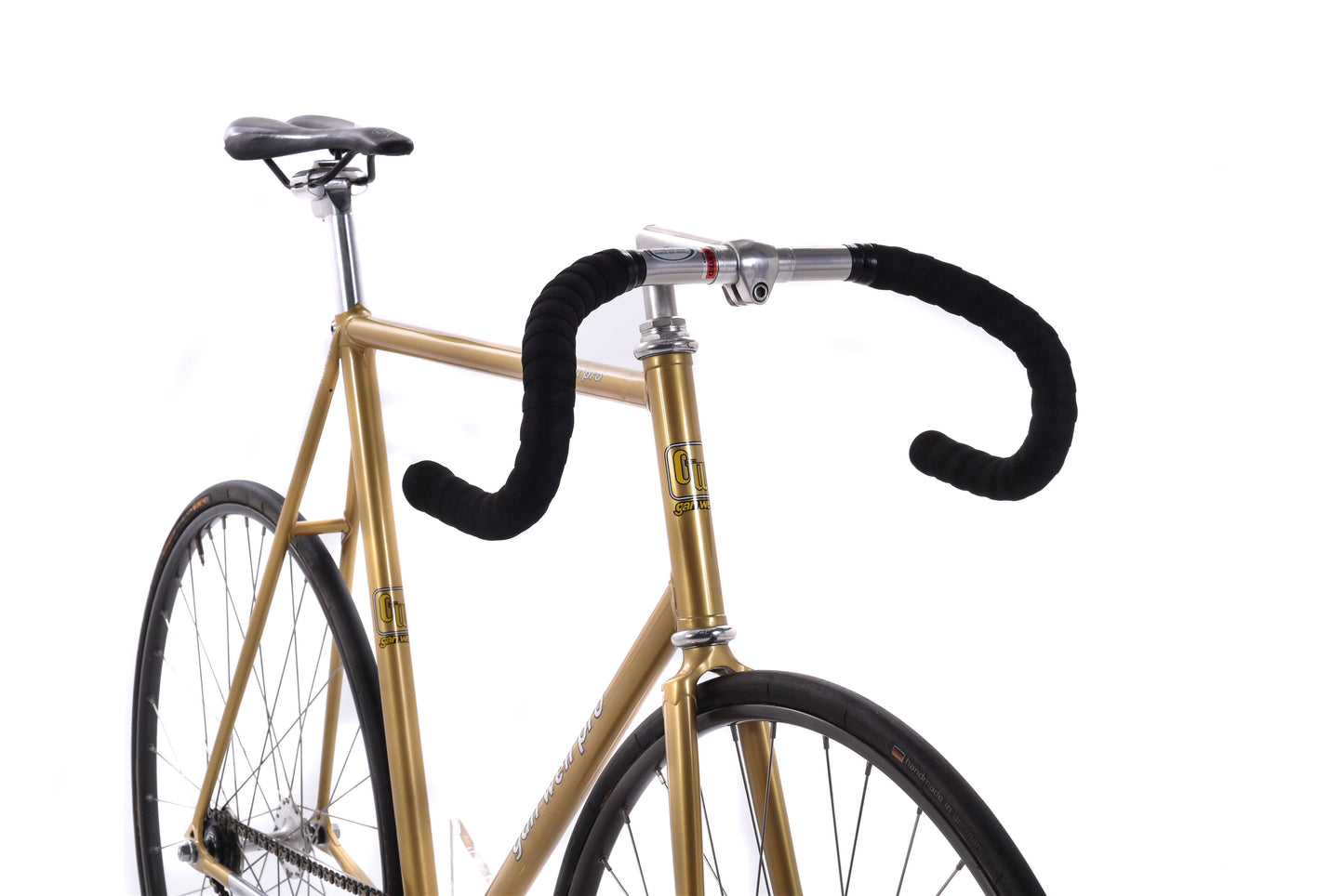 USED Gan Well Pro Kierin Chromoly XL Steel NJS Track Bike Fixed Single Speed