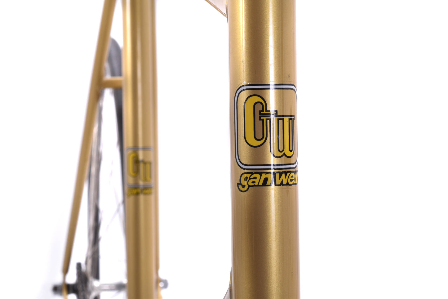USED Gan Well Pro Kierin Chromoly XL Steel NJS Track Bike Fixed Single Speed
