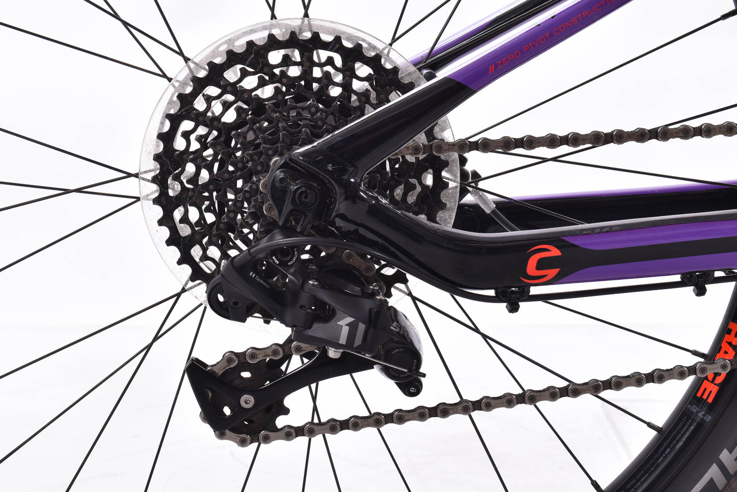 USED 2017 Cannondale Habit Carbon SE Small 27.5" SRAM 1X11 RockShox Pike Purple