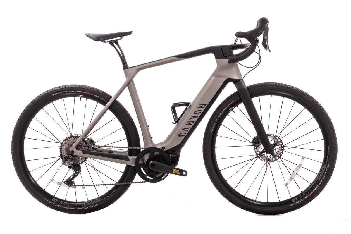 USED 2023 Canyon Grail:ON CF 8 Large Electric Carbon Gravel Bike Shimano GRX 1x11 speed Bosch eBike