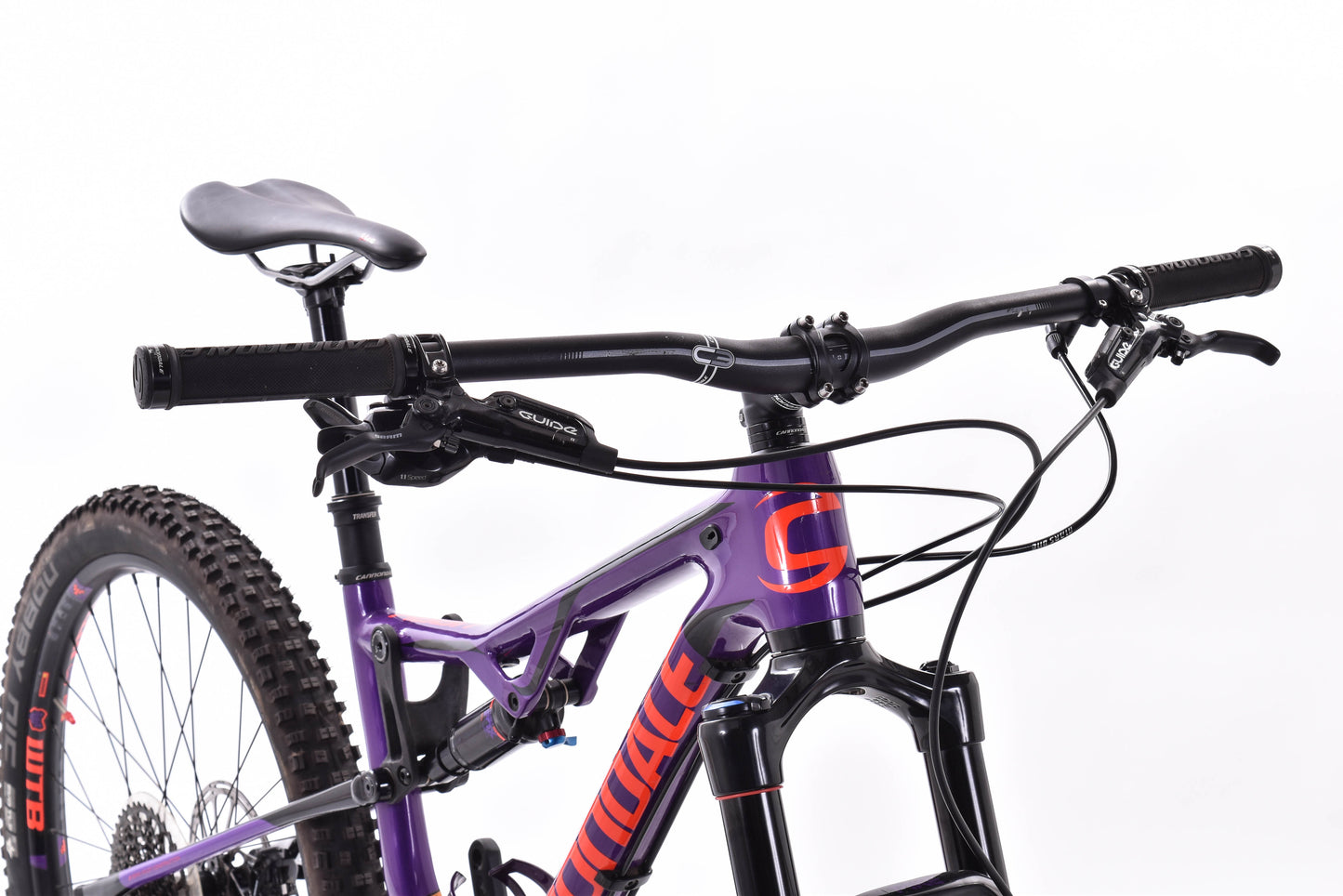 USED 2017 Cannondale Habit Carbon SE Small 27.5" SRAM 1X11 RockShox Pike Purple