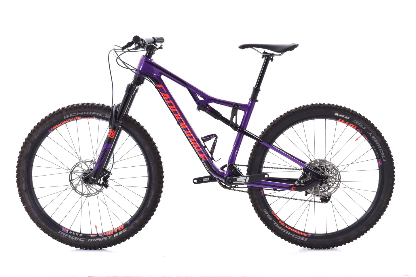 USED 2017 Cannondale Habit Carbon SE Small 27.5" SRAM 1X11 RockShox Pike Purple