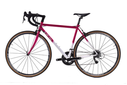 USED All-City Mr. Pink 49cm Steel Road Bike SRAM Rival 2x11 Rim Brake