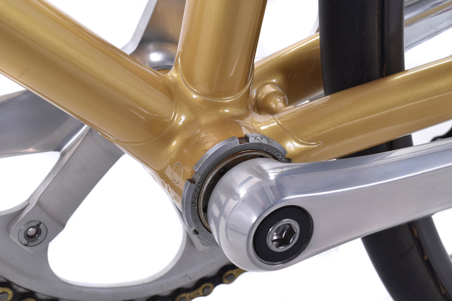 USED Gan Well Pro Kierin Chromoly XL Steel NJS Track Bike Fixed Single Speed