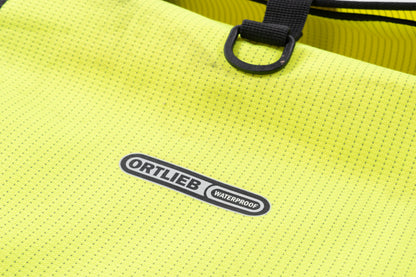 USED Ortlieb Back Roller Waterproof Panniers (2) Neon Reflective QL2.1 Pair