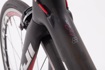 USED 2012 Fuji Gran Fondo 3.0 Large Carbon Endurance Road Bike Shimano 105 2x10 Speed Black/Red/White