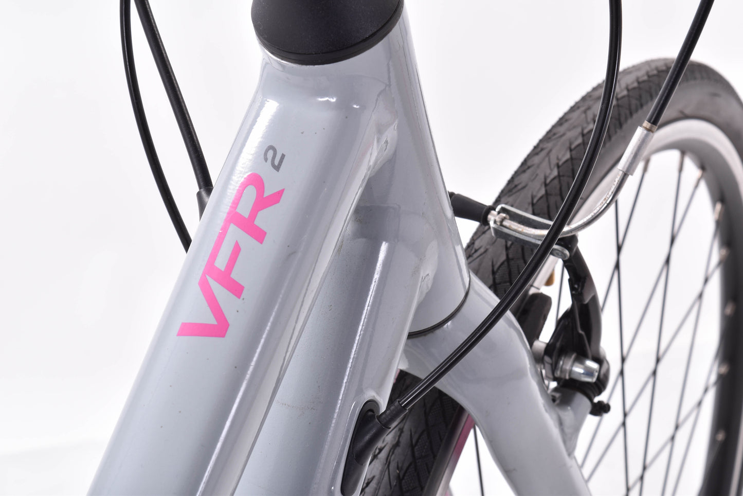 USED Norco VFR Hybrid Step Thru Bike XS Grey/Pink Shimano 3x8 speed