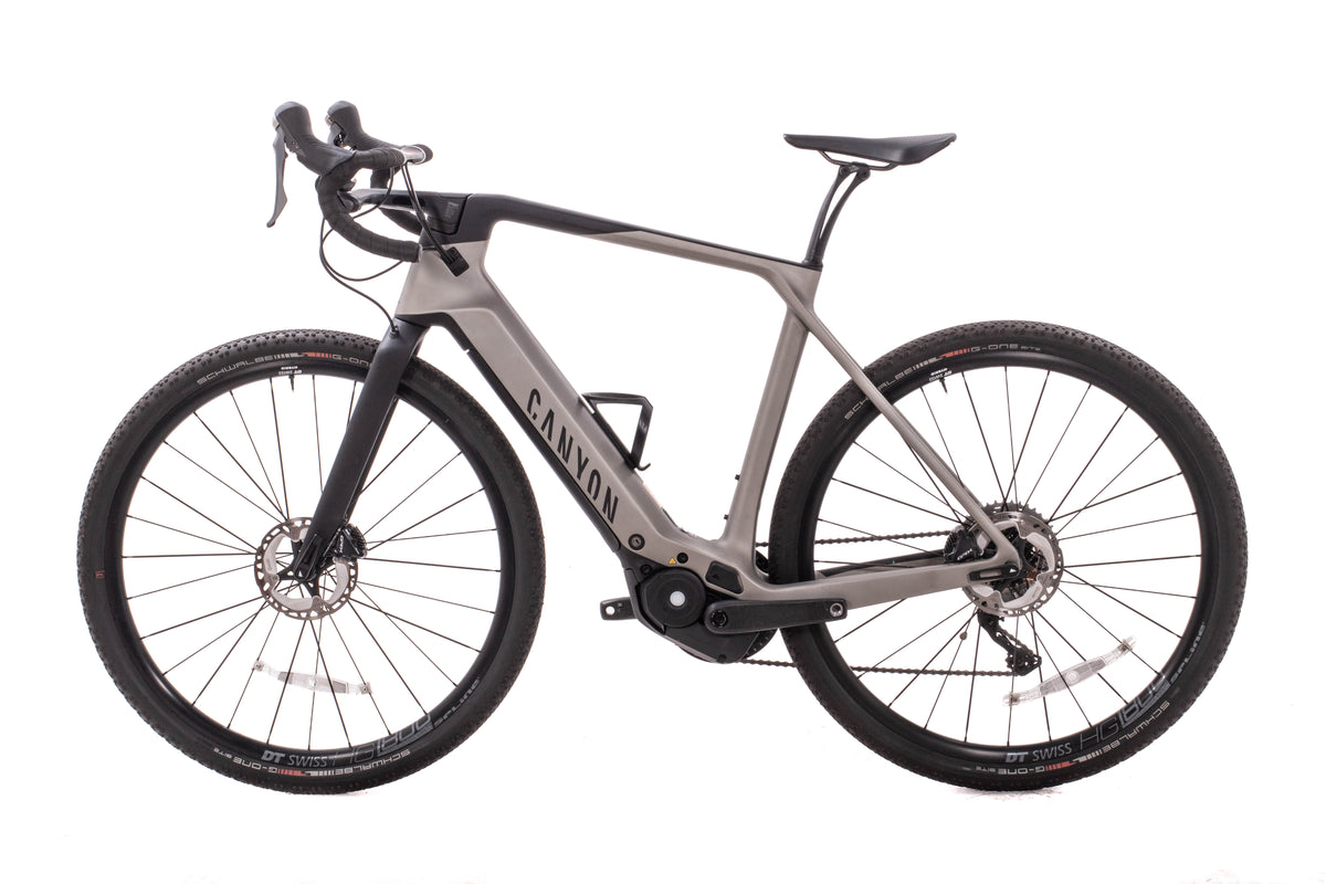 USED 2023 Canyon Grail:ON CF 8 Large Electric Carbon Gravel Bike Shimano GRX 1x11 speed Bosch eBike