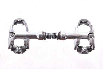 USED Vintage Shimano Dura-Ace PD-7700 Clipless Pedal Set SPD-R Polished Silver