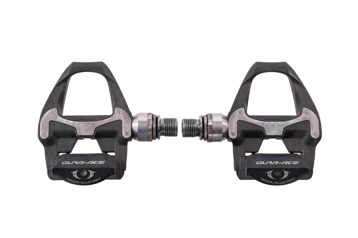 USED Shimano Dura-Ace PD-9000 SPD-SL Road Bike Pedals