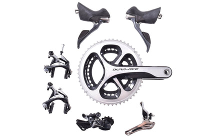 USED Shimano Dura-Ace 9000/9100 Mechanical Rim Brake Road Groupset 172.5mm 52/36T Crank