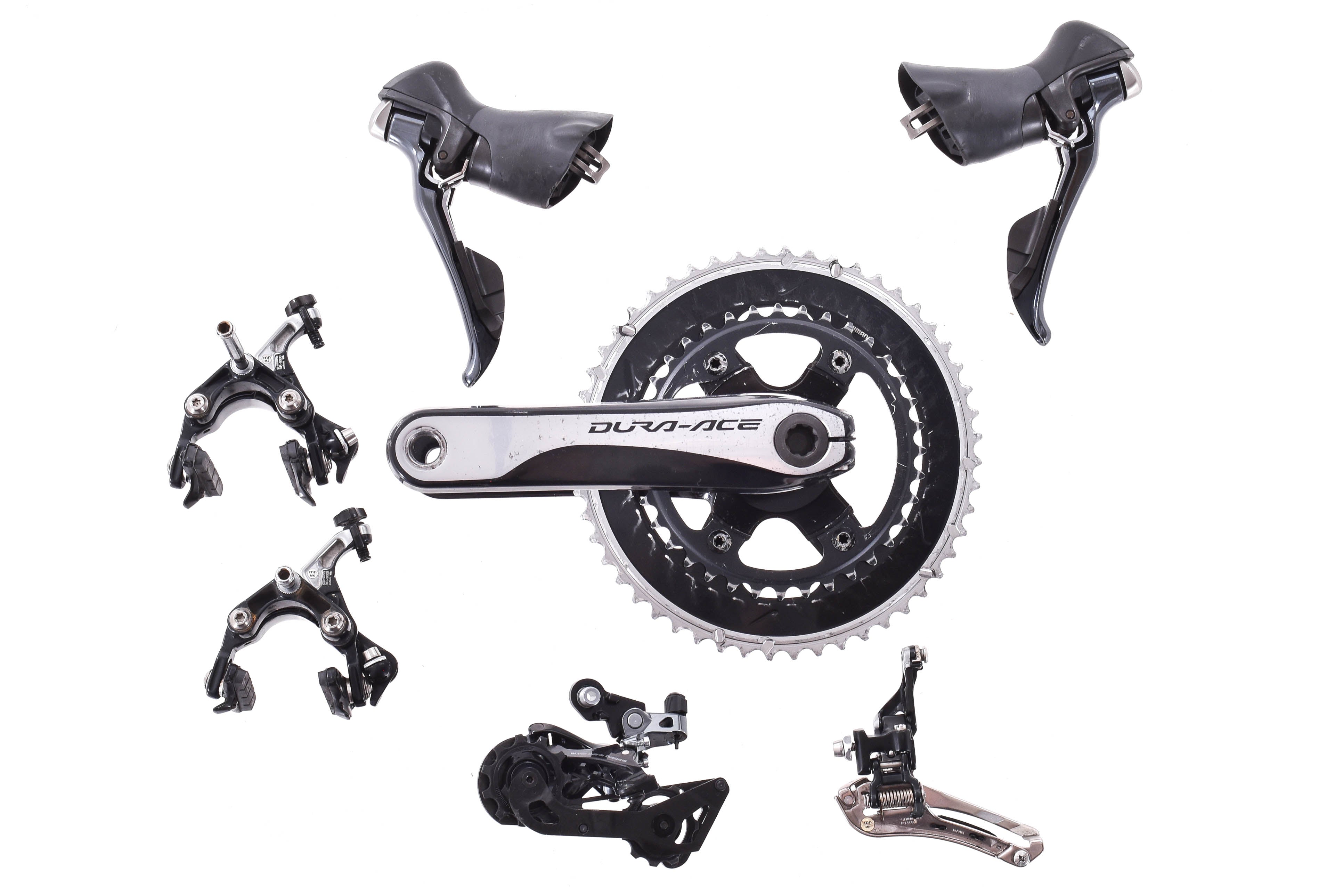 USED Shimano Dura-Ace 9000/9100 Mechanical Rim Brake Road Groupset 172