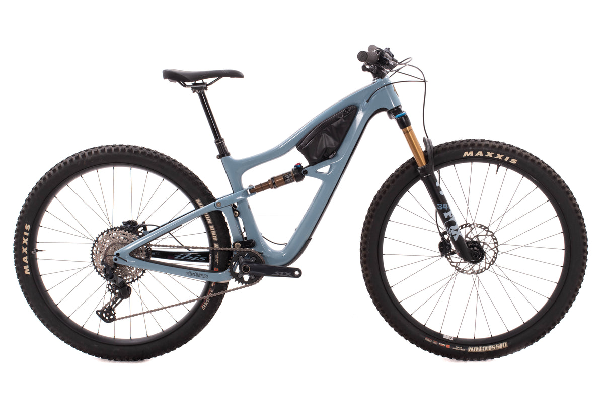 USED 2022 Ibis Ripley V4 Medium Carbon Full Suspension MTB Shimano SLX 1x12 Blue Steel Fox Factory
