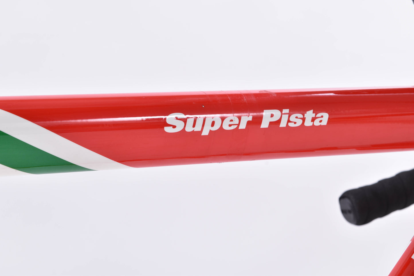 USED Bianchi Super Pista 55cm Track Bike White/Red/Green