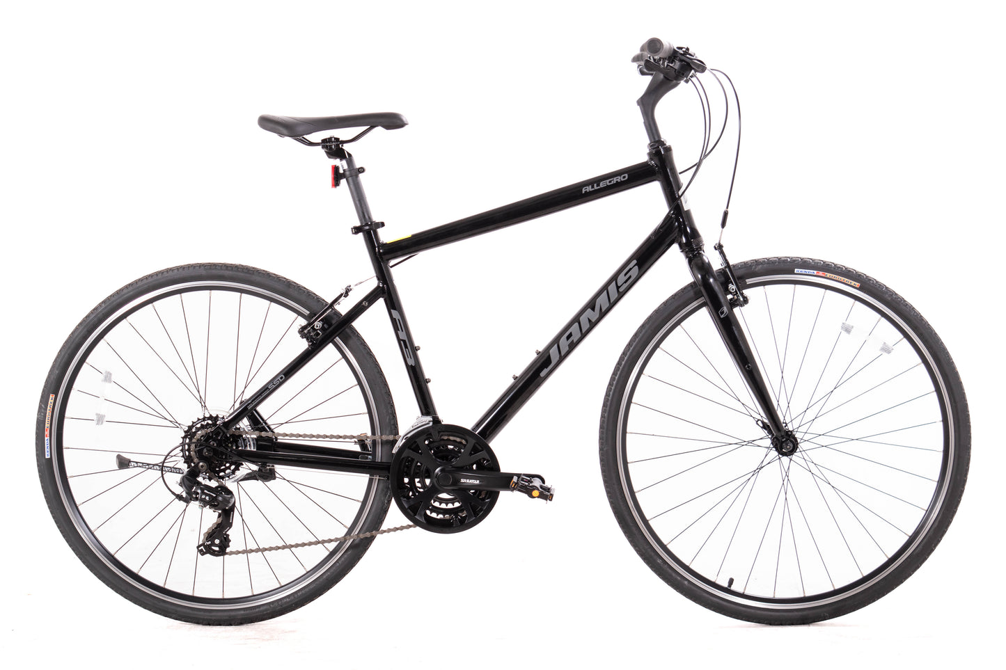 USED Jamis Allegro A3 Hybrid Bike 19" Aluminum Gloss Black 3x7 Shimano