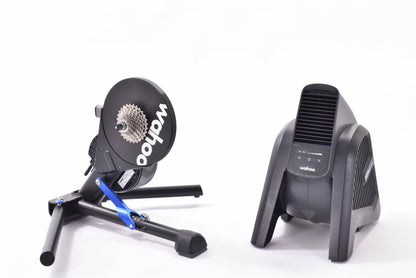 USED Wahoo Fitness KICKR v5 Power Trainer (used once) w/ Headwind Smart Fan