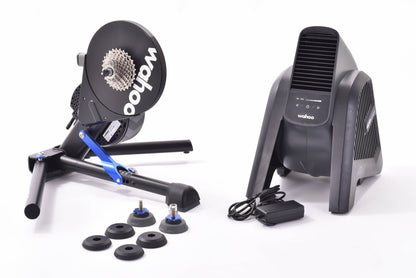 USED Wahoo Fitness KICKR v5 Power Trainer (used once) w/ Headwind Smart Fan