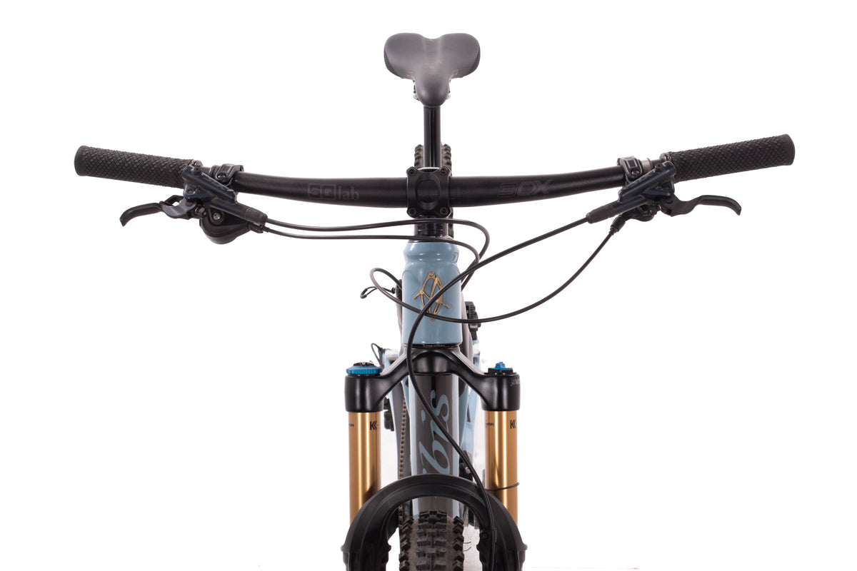 USED 2022 Ibis Ripley V4 Medium Carbon Full Suspension MTB Shimano SLX 1x12 Blue Steel Fox Factory