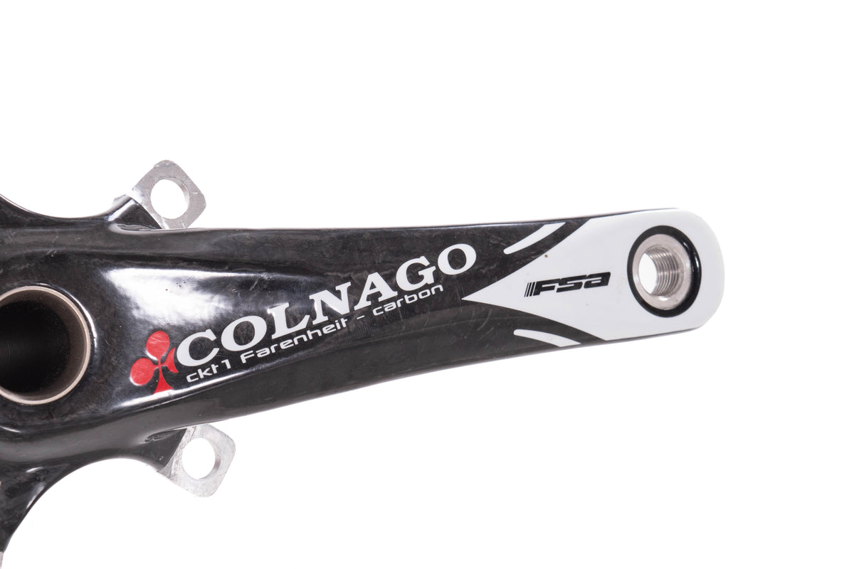 NEW take off Colnago CKT1 Farenheit Carbon FSA MegaExo 170mm Crankset 110mm BCD