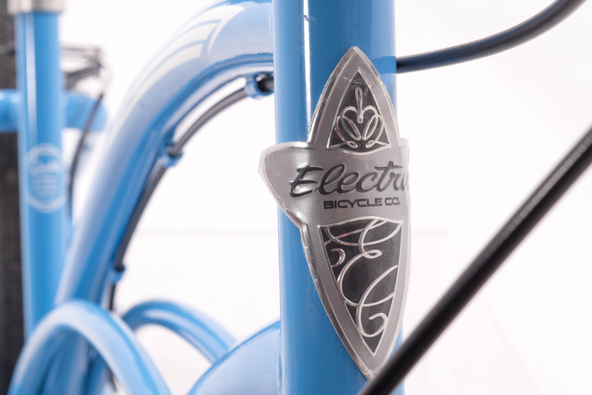 USED Electra Cruiser 7D Step Thru 7 Speed Steel Beach Cruiser Blue 26" Wheel
