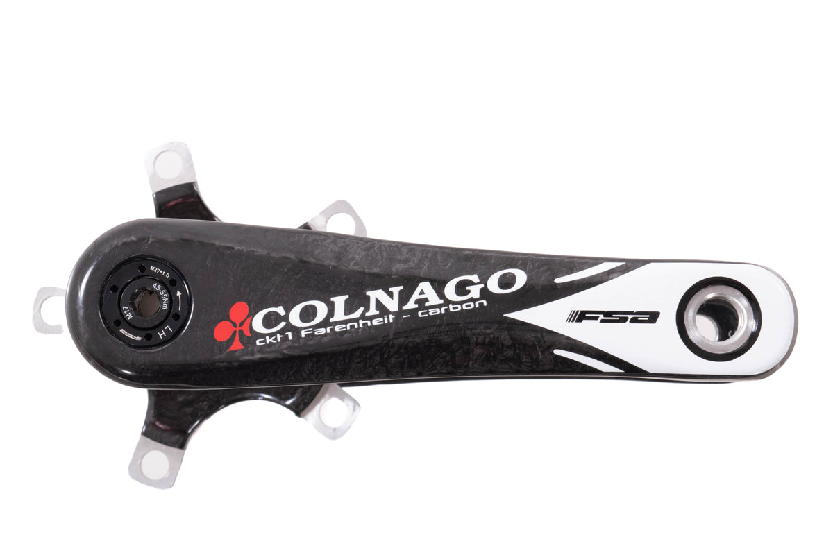 NEW take off Colnago CKT1 Farenheit Carbon FSA MegaExo 170mm Crankset 110mm BCD