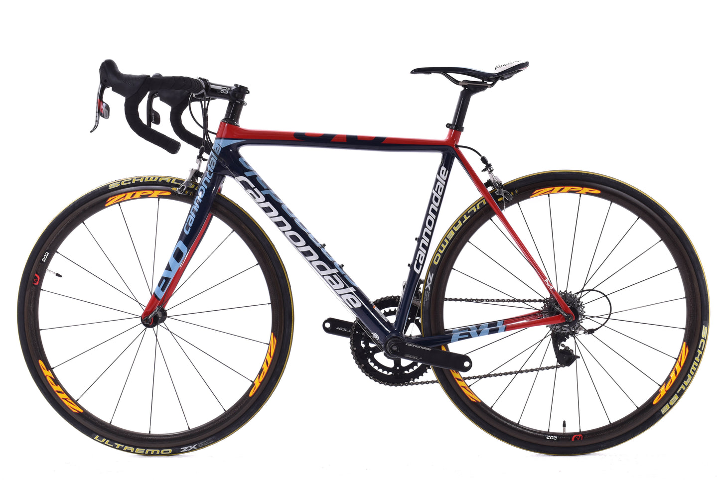 USED 2013 Cannondale SuperSix EVO Hi-Mod 54cm SRAM Red ZIPP Racing