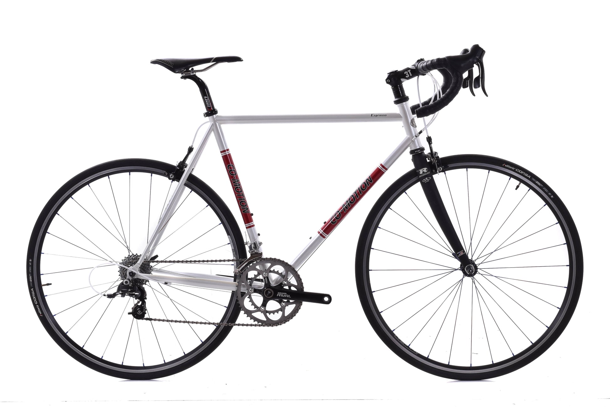 USED Co-Motion Espresso Steel 56cm Road Bike SRAM Rival 2x10 speed Vel