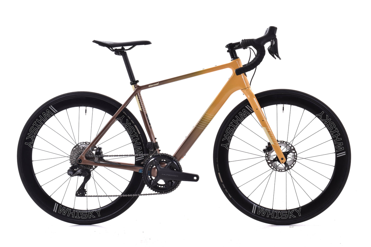 USED Salsa Warroad C Ultegra Di2 Road Bike - Carbon, Gold Fade, 54.5cm, Whisky, DT Swiss 350