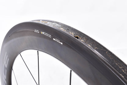 USED Shimano Dura-Ace R9100 C60 Tubular Front Wheel 700C Rim Brake