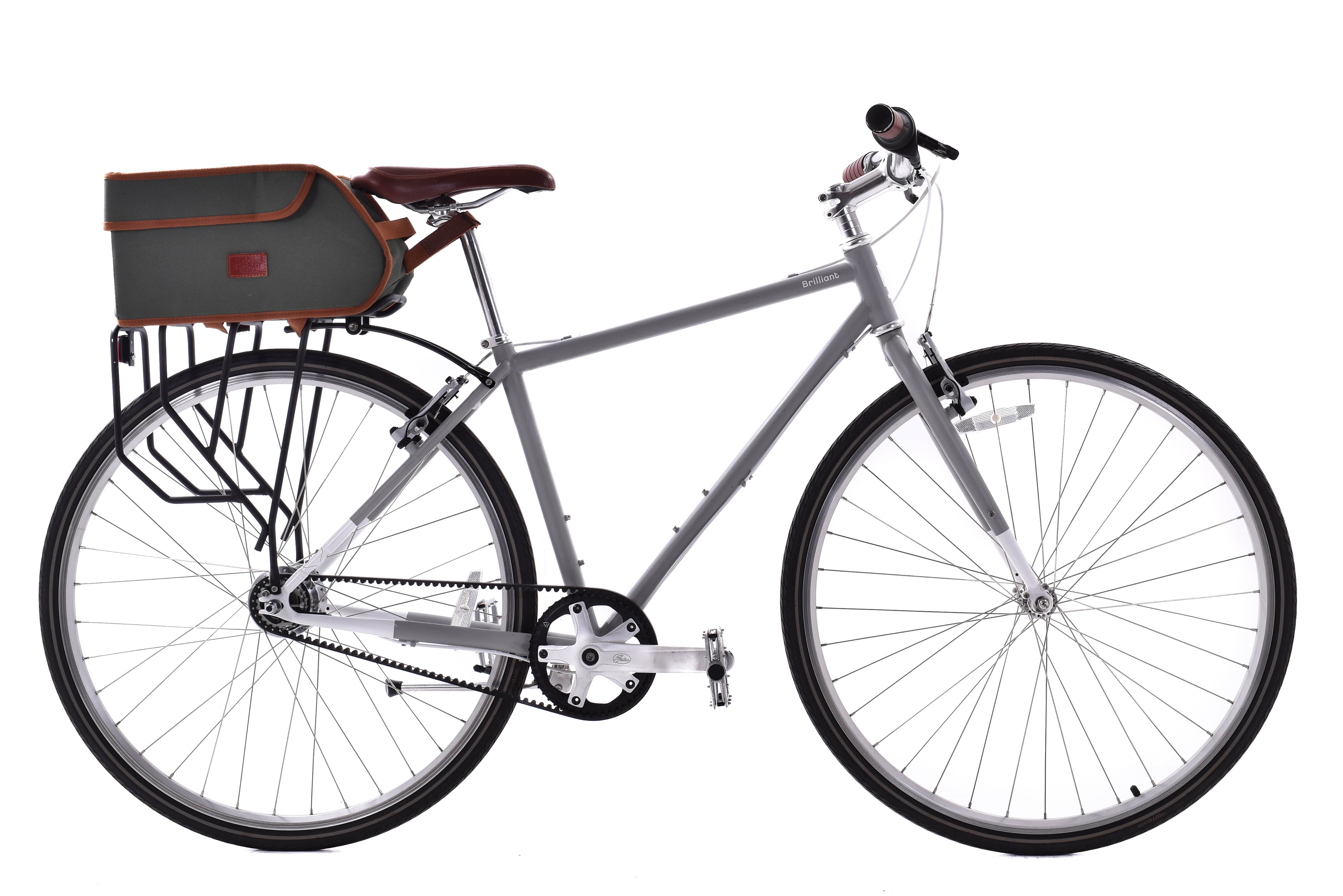 USED Brilliant L Train Medium Gates Belt Drive speed Steel Commuter