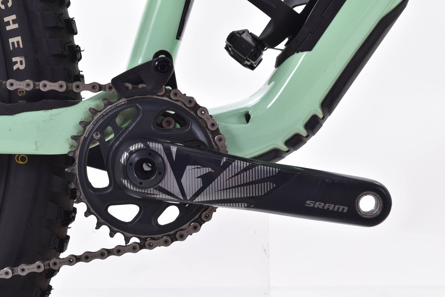 USED 2022 Specialized Stumpjumper Pro S4 Carbon Mountain Bike SRAM X01 AXS Eagle Roval Carbon Rims