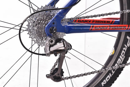 USED 2000 Gary Fisher Big Sur Hardtail Mountain Bike Small Shimano XTR 3x9 speed Blue/Red  Aluminum 26" Rolf Wheels